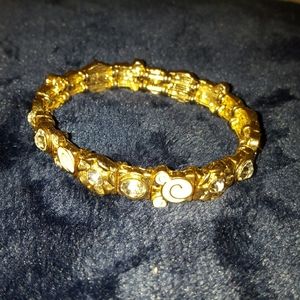 White and Gold Mickey Mouse Bracelet